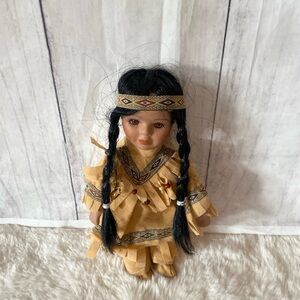 Royal Cathay Collection 5000 Tan Native-Inspired Doll with Black Hair